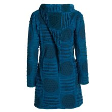 Vishes - Damen lange warme Jacke Hippiemantel Zipfel...