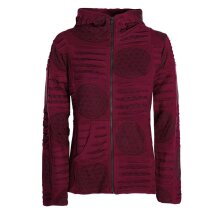 Vishes - Damen-Jacke Blume des Lebens Sweatjacke...
