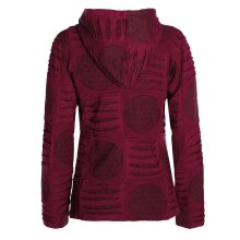 Vishes - Damen-Jacke Blume des Lebens Sweatjacke...
