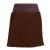 Vishes - Thermorock warmer Damen Winterrock kurz Minirock aus ECO-Fleece braun 44
