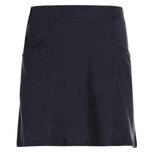 Vishes - Kurzer Damen Sport-Rock Mini-Rock Baumwoll-Rock Einfarbig Schlicht schwarz 44-46