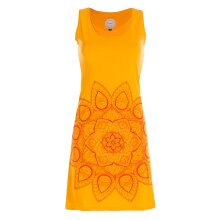 vishes Hippie Kleid Ethno Sommerkleid gelb L