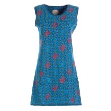 Vishes - Damen Longshirt-Kleid armlos Mini-Kleid...