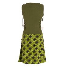 Vishes - Damen Sommerkleid armlos-es Blumen-Kleid...