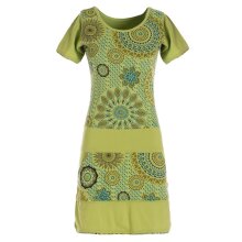 Vishes - Kurzarm Damen Sommerkleid Mini-Kleid...