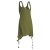 vishes Kleid Latzkleid oversize olive 36