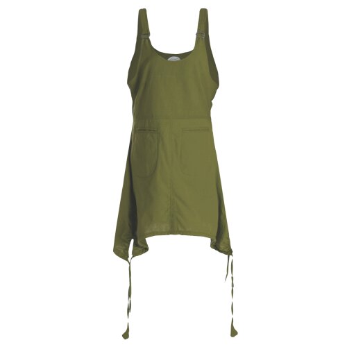 vishes Kleid Latzkleid oversize olive 48