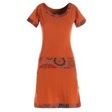 Vishes - Damen Sommerkleid Kurzarm Jersey-Kleid...