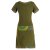 Vishes - Damen Sommerkleid Kurzarm Jersey-Kleid Tunika-Kleid T-Shirtkleid olive 42