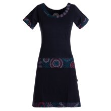Vishes - Damen Sommerkleid Kurzarm Jersey-Kleid...