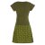 Vishes - Damen Sommerkleid Kurzarm Blumen-Kleid Tunika-Kleid T-Shirtkleid olive 42