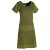 Vishes - Damen Longshirt Kleid kurzarm Mini-Kleid Sommer-Kleid T-Shirtkleid olive 38