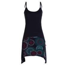 vishes Sommerkleid asymmetrisch schwarz 2XL