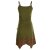 vishes Sommerkleid Trägerkleid olive 36