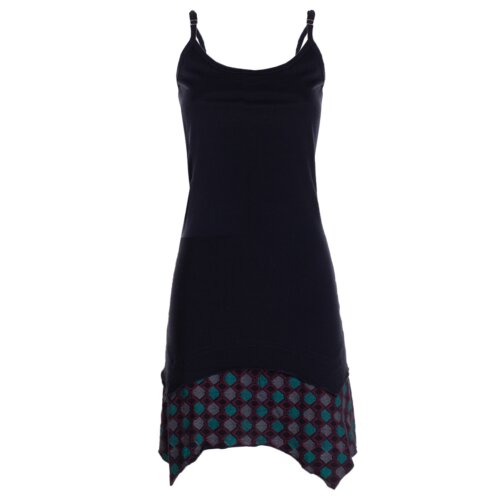 vishes Sommerkleid Trägerkleid schwarz 40