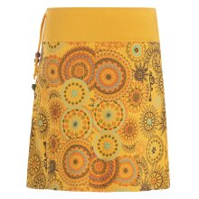 Vishes - Kurzer Damen Baumwoll-Rock Taschen-Rock...