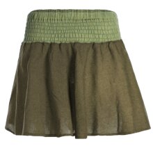 vishes Strandrock Überzieher kurzer Rock olive 34-40