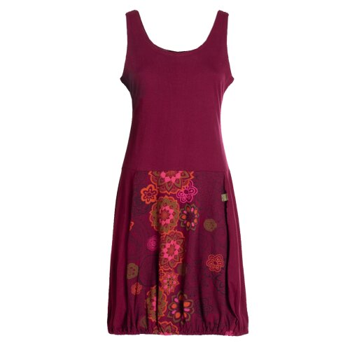 vishes Kleid Sommerkleid dunkelrot 34