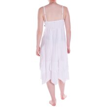 vishes verstellbares Kleid Trägerkleid weiß 38