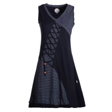 Vishes - Asymmetrisches Damen Sommer Kleid Baumwoll-Keid...