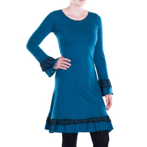 vishes Kleid Hippie Kleid Boho türkis 36