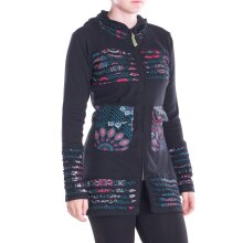vishes bunte Hippie Cutworkjacke