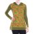 vishes Tunika Pullover Kapuze Hippie Hoodie olive 36
