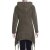 Vishes - Extra warmes Damen Winterkleid Pullover-Kleid Sweatkleid Eco-Fleece olive 42