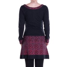 Vishes - Langarmshirt-Kleid Leicht Kurze Damen Kleider...