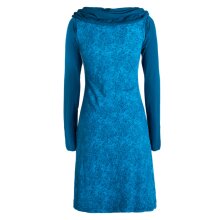 Vishes - Damen Mandala-Kleid Langarm-Shirtkleid...