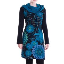 Vishes - Damen Mandala-Kleid Schal-Kragen...
