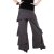 Vishes Lagenlook Zipfelhose aus Baumwolle Larp Hose Goa grau 38