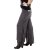 Vishes Lagenlook Zipfelhose aus Baumwolle Larp Hose Goa grau 40