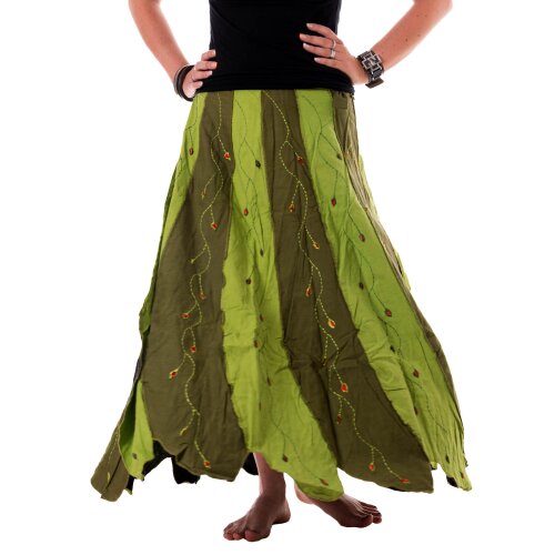 Vishes Wickelrock langer Rock Boho chic