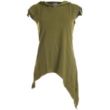 Vishes Zipfelshirt Lagenlook Zipfelkapuze Hoodie...