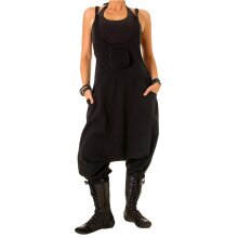 Vishes Warme Damen Fleece Thermo Latzhose Haremshose...