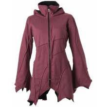 Vishes Patchwork Jacke FLeece Zipfelkapuze Hoodie...