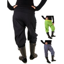 Vishes Damen Pumphose Baumwollhose Taschen dekorative...