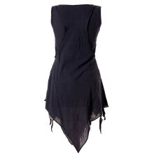 Vishes Zipfeliges Lagenlook Shirt Tunika aus handgewebter...