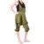 Vishes Latzhose 3/4 Haremshose Sommerhose olive 44