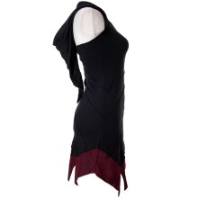 Vishes Mini Kleid Goa Neckholder Kleid zweifarbig...