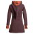 Vishes Warmer Elfen Kurzmantel mit Zipfelkapuze braun-orange 36